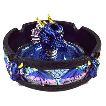 Dragon Polyresin w Snuffer 4"