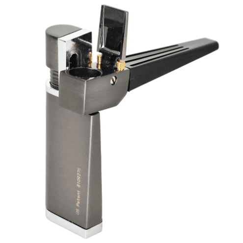 Wikilite All-In-One Folding Pipe Lighter | 3.6" / Silver