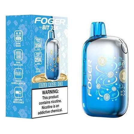 Foger Bit 5% Disposable 100ml 25K Puffs / Blue Razz Ice