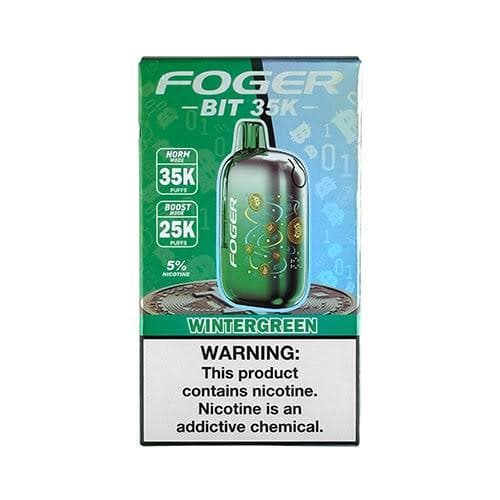 Foger Bit 5% Disposable 100ml 25K Puffs / Wintergreen