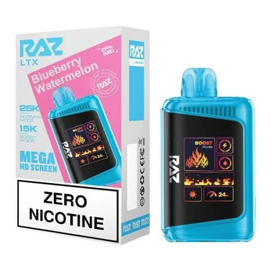 Raz Ltx Zero Nicotine Disposable 25k Puffs / Blueberry Watermelon