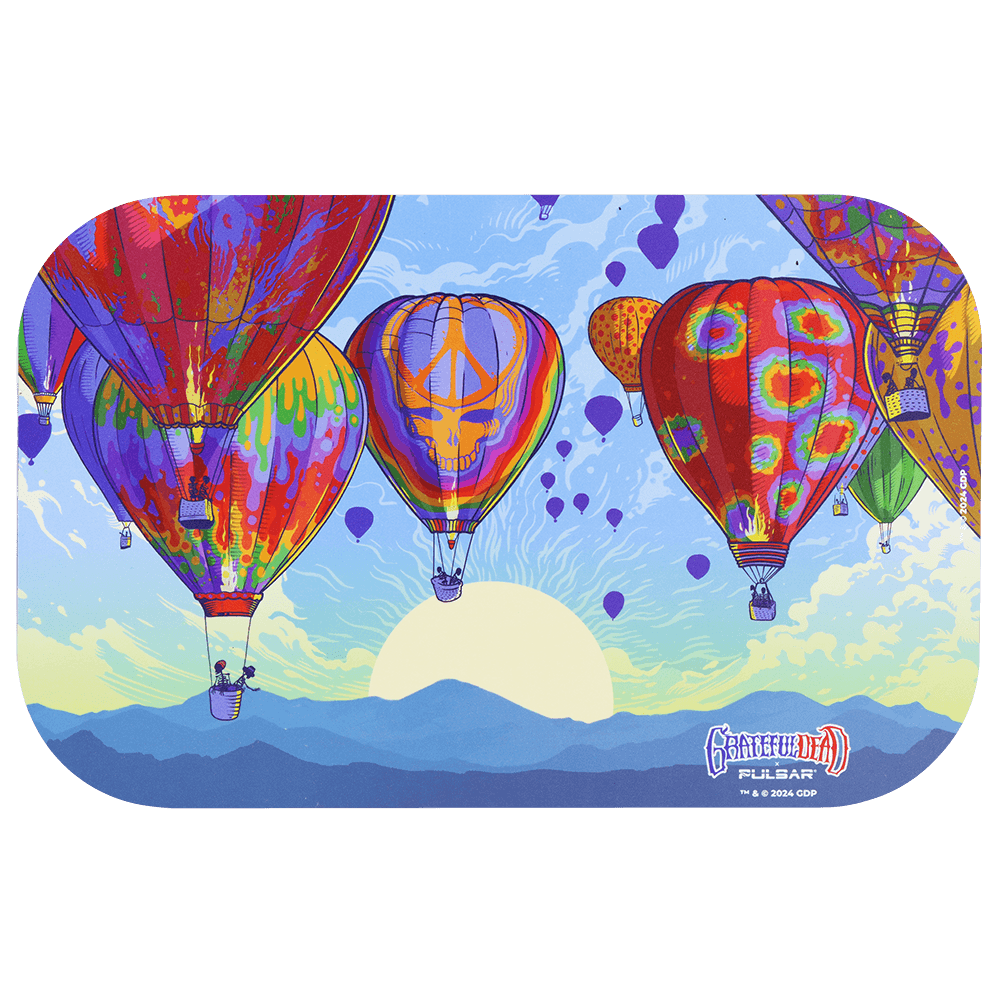 Grateful Dead x Pulsar Magnetic Rolling Tray Lid 11"x7" / Hot Air