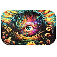 Pulsar Magnetic Rolling Tray Lid 11"x7" / Sunflower Of The Mind