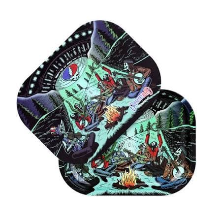 Grateful Dead x Pulsar Mini Metal Rolling Tray 7"x5.5" / UFO Jam