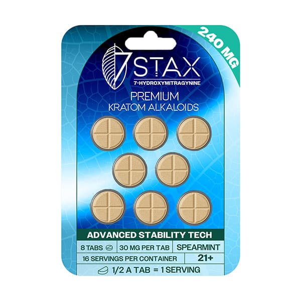 STAX 7-HYDROXY Kratom Alkaloid 30mg / Spearmint