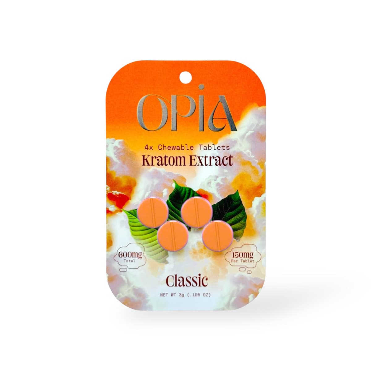 Opia Kratom Extract 150mg 4Pk / Classic