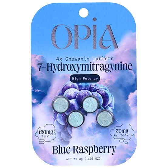 OPIA Hydroxymitragynine 4Pk 30mg / Blue Raspberry