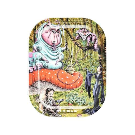 Pulsar Mini Rolling Tray & Lid Kit 7 x 5.5 / Malice in Wonderland