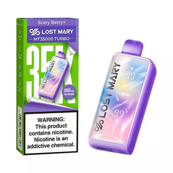 LOST MARY MT35000 Turbo 5% Disposable (90ML) 35K Puffs / Scary Berry+