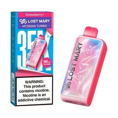 LOST MARY MT35000 Turbo 5% Disposable (90ML) 35K Puffs / Strawberry+