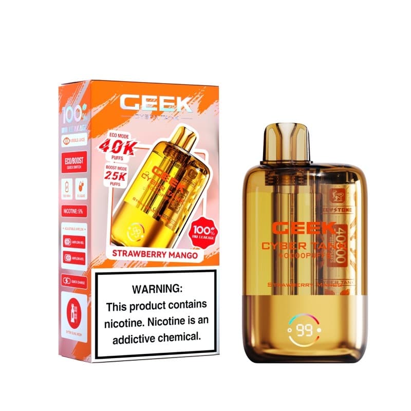 Geek Cyber Tank 5% Disposable 40K Puffs / Strawberry Mango
