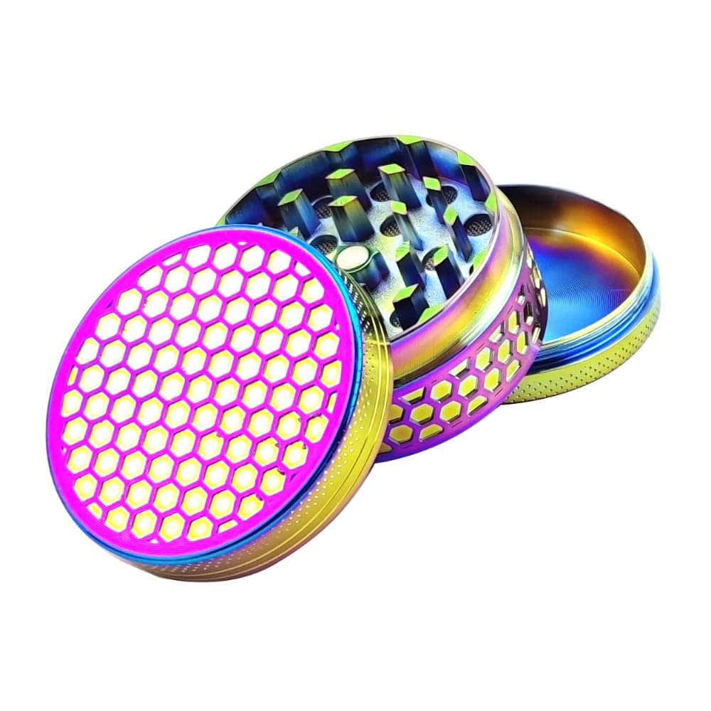 Baby Stoner Aluminum 50mm Grinder / Rainbow