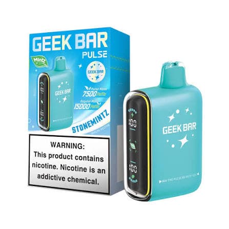 Geek Bar Pulse 15,000 Puffs 50mg 16mL Disposables w/ Dual Heating Modes / Stonemintz