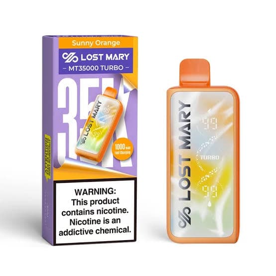 LOST MARY MT35000 Turbo 5% Disposable (90ML) 35K Puffs / Sunny Orange