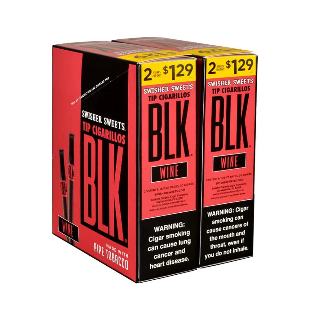 BLK Swisher Sweet Cigarillos 2Pk / Wine