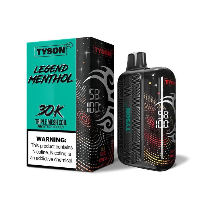 Tyson Legend Vape 30k Puffs / Menthol Green