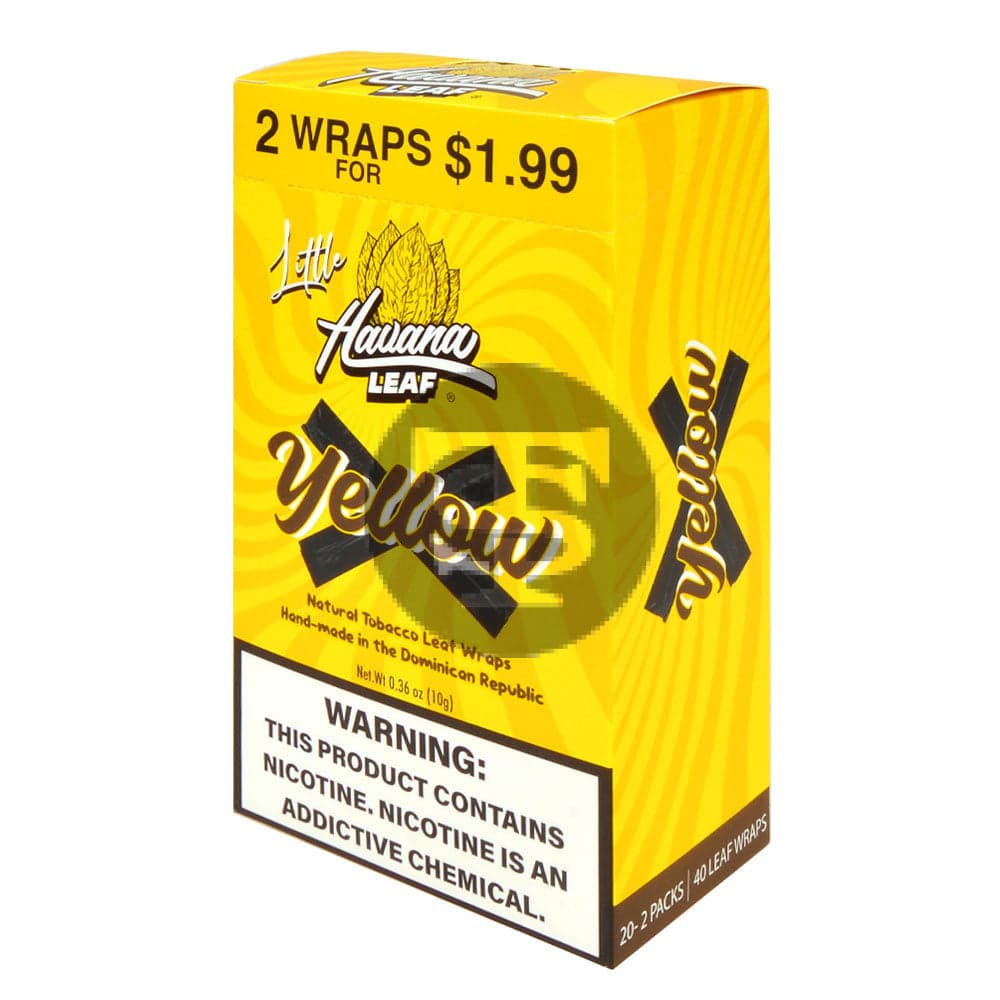 Havana Leaf Wrap Little / Yellow