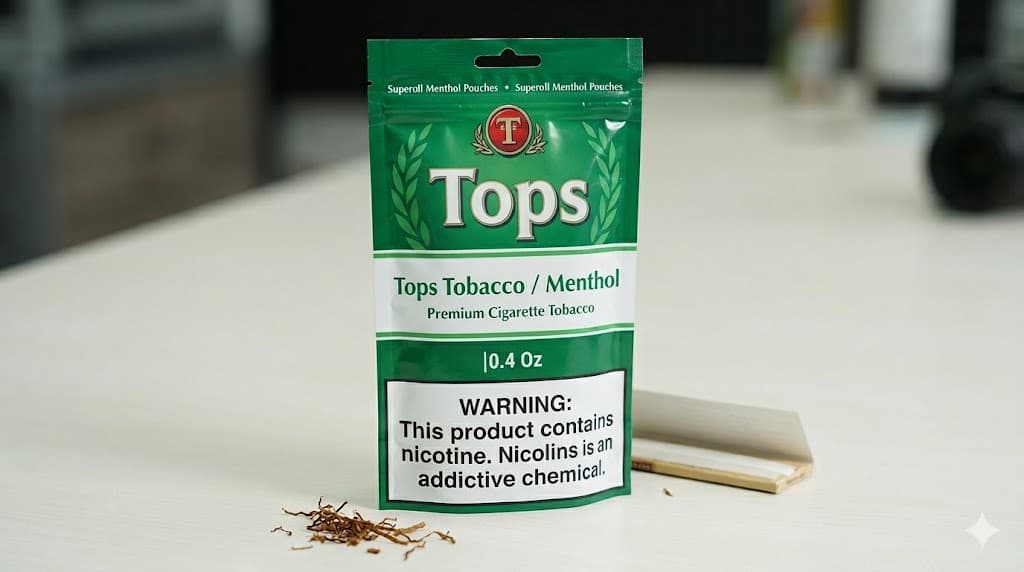 Tops Tobacco / Menthol |0.4 Oz