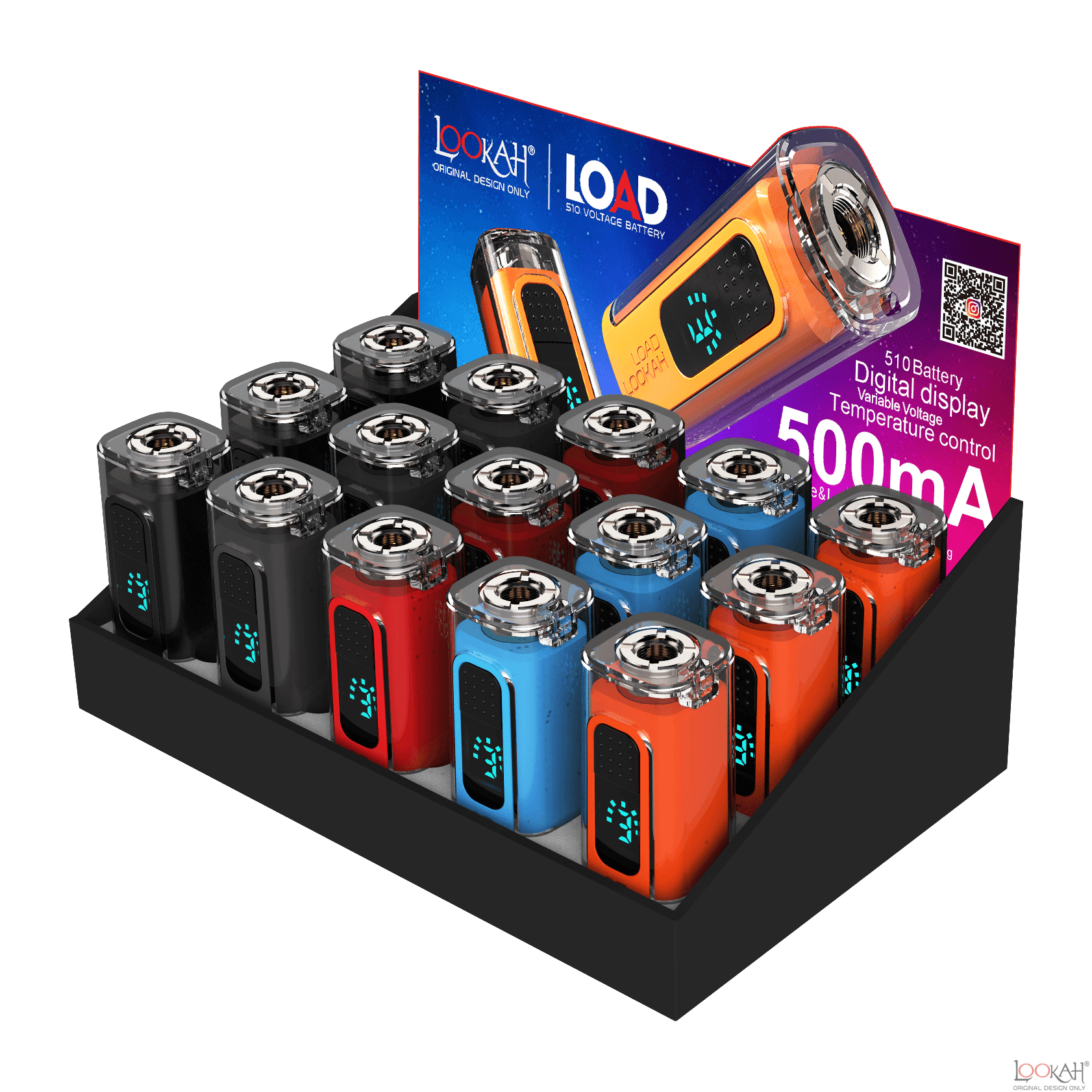 Lookah Load 510 Vape Pen Color Battery