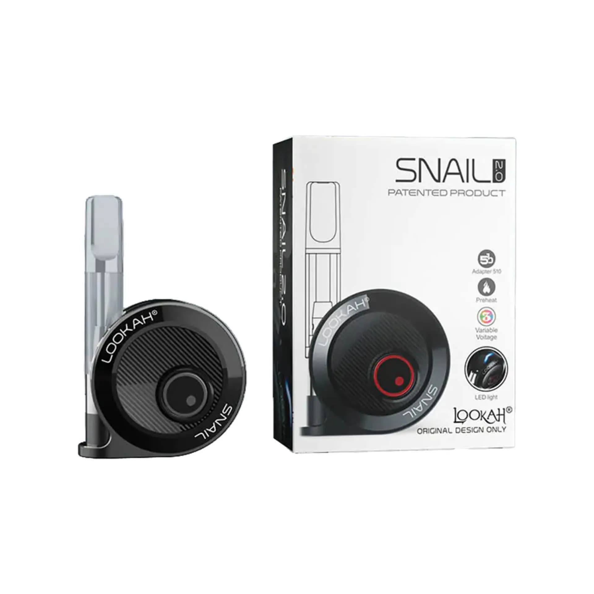 Lookah Snail 2.9 510 Thread Concentrate Cartridge Battery / Black