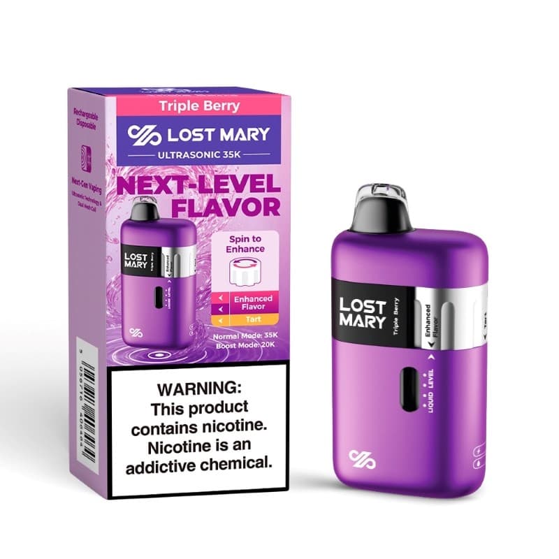 Lost Mary Ultrasonic 5% Disposable 35K Puffs / Triple Berry
