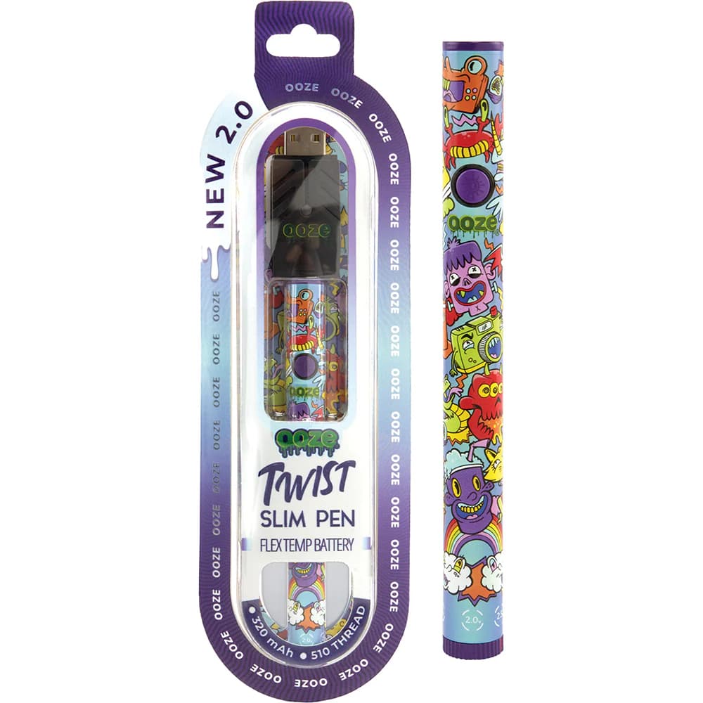 Ooze Slim Pen Twist 510 Battery + Smart USB Charger / Hype Engine