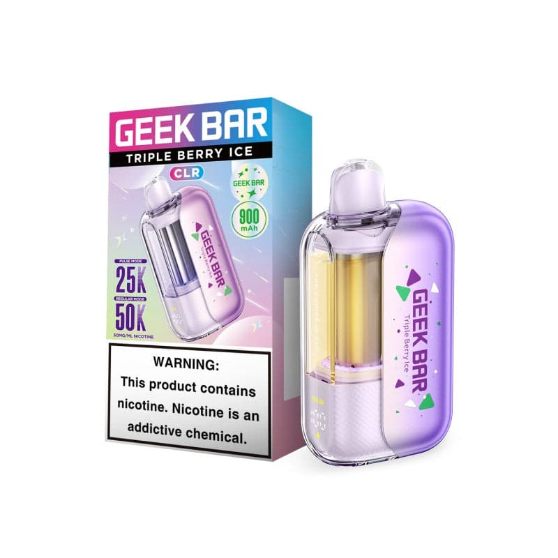 Geek Bar CLR 5% Disposable 50k Puffs / Triple Berry Ice