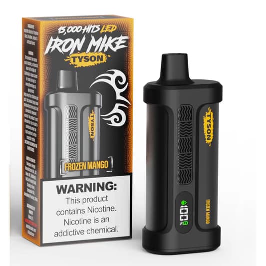 IRON MIKE Tyson 15K Puffs 50mg 14ml Disposables / Frozen Mango