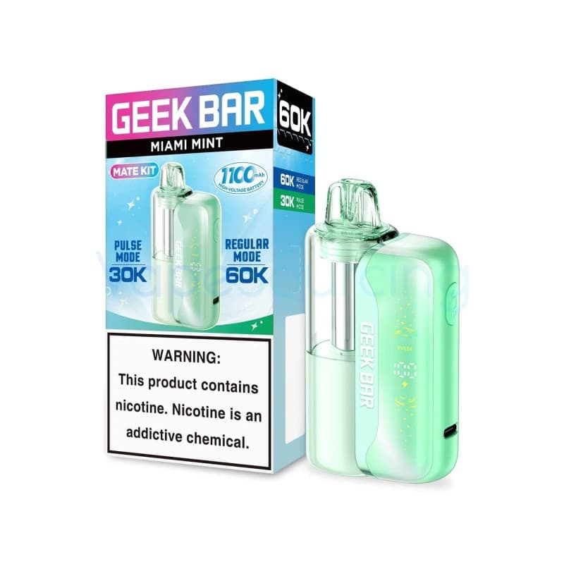 Geek Bar 5% Disposable Mate Kit 60k Puffs / Miami Mint