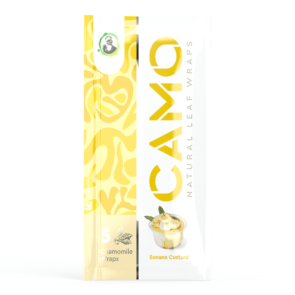 Camo Natural Leaf Wraps / Banana Custard