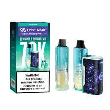 Lost Mary Nera 5% Disposable Kit + 2Pod (120ml) 70K Puffs / Miami Mint