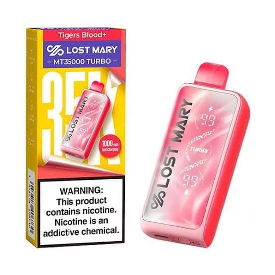 LOST MARY MT35000 Turbo 5% Disposable (90ML) 35K Puffs / Tigers Blood+