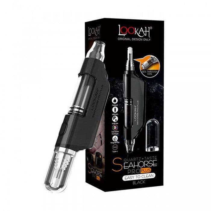 Lookah Seahorse Pro Plus 650mAh Preheat VV Dab Pen Vaporizer Starter Kit / Gray