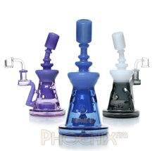 Oil Dab Rig |7.8" |5 mm Showerhead Perc |14mm Quartz Banger |4mm Colored Glass