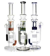 Bong with Pipes |18" |50*5mm |Glass