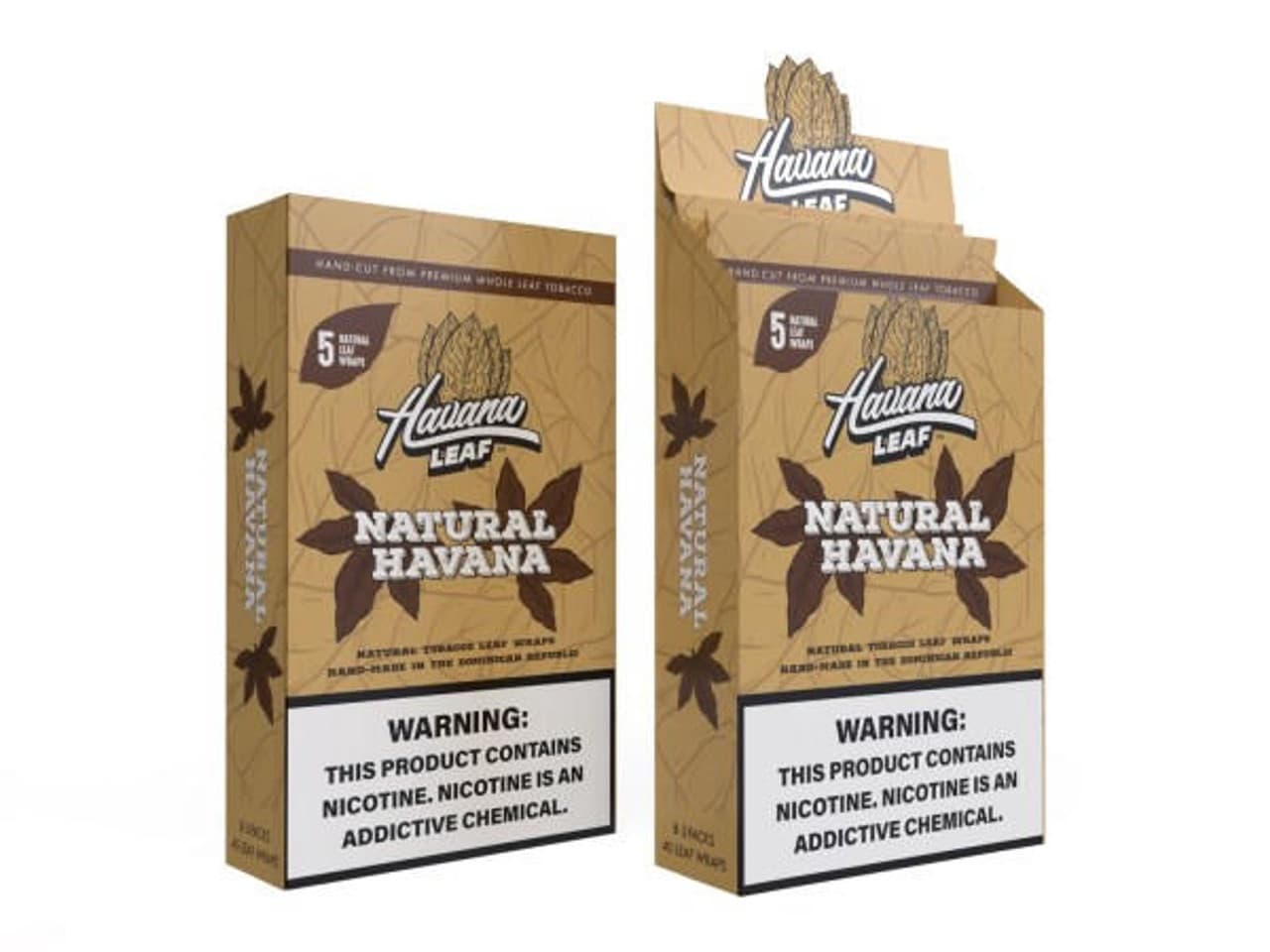 Havana Leaf Wrap / Natural