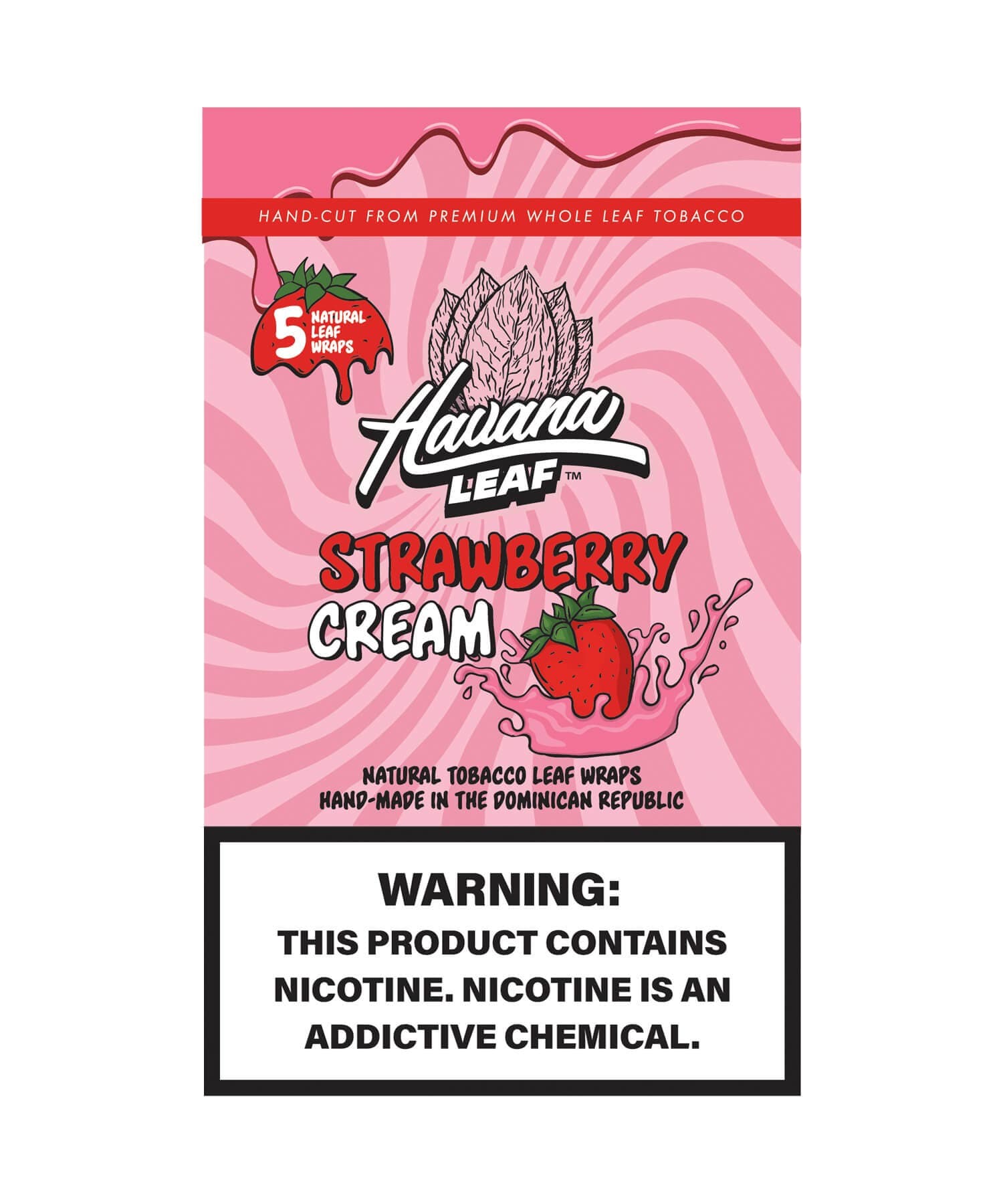 Havana Leaf Wrap Little / Strawberry Cream