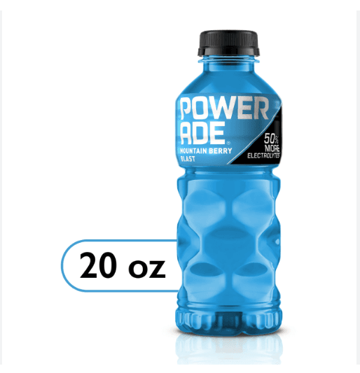 Powerade Electrolyte Enhanced Sport Drink |20 Oz / Mountain Berry Blast