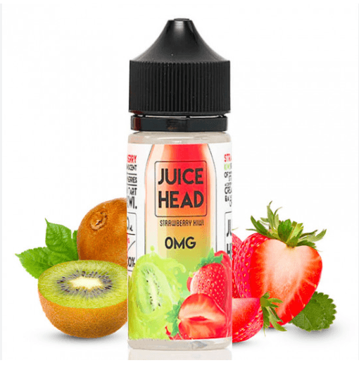 Juice Head Freeze Synthetic Nicotine E-Liquid |100ml / Strawberry Kiwi |0mg