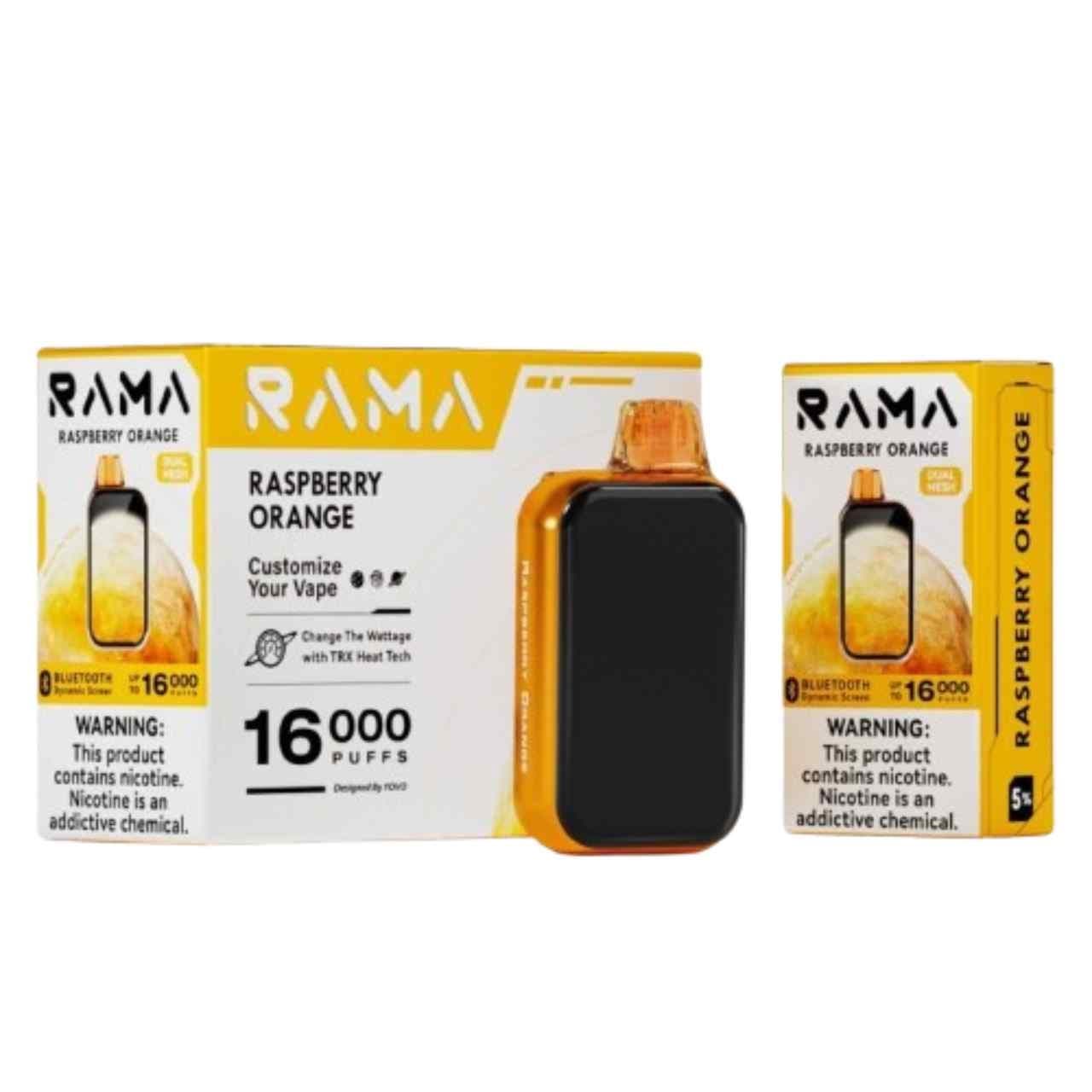 Rama 16000 puffs Vape / Raspberry Orange