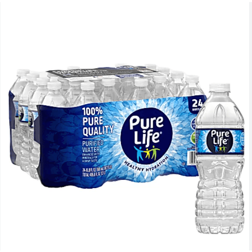 Pure Life Purified Water / 16.9 Oz