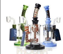 Dab Rig |8.2" |American NorthStar Glass Rod |14.4mm Joint |Mixed Colors |36 pcs/case