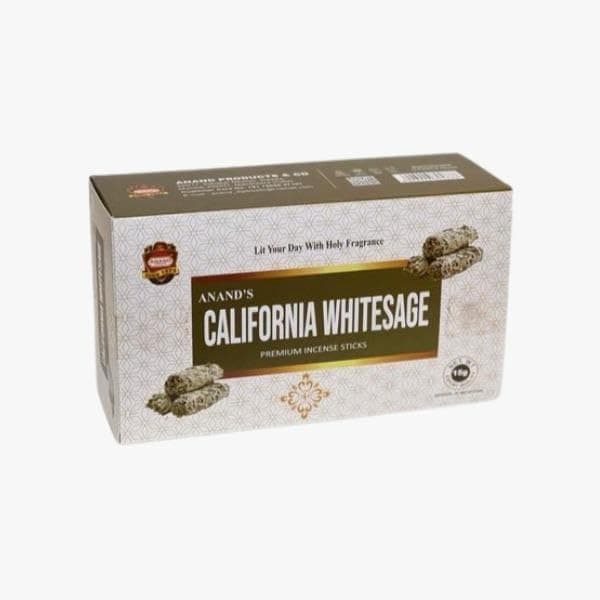 Anand's Premium Incense 15gm Sticks / California Whitesage