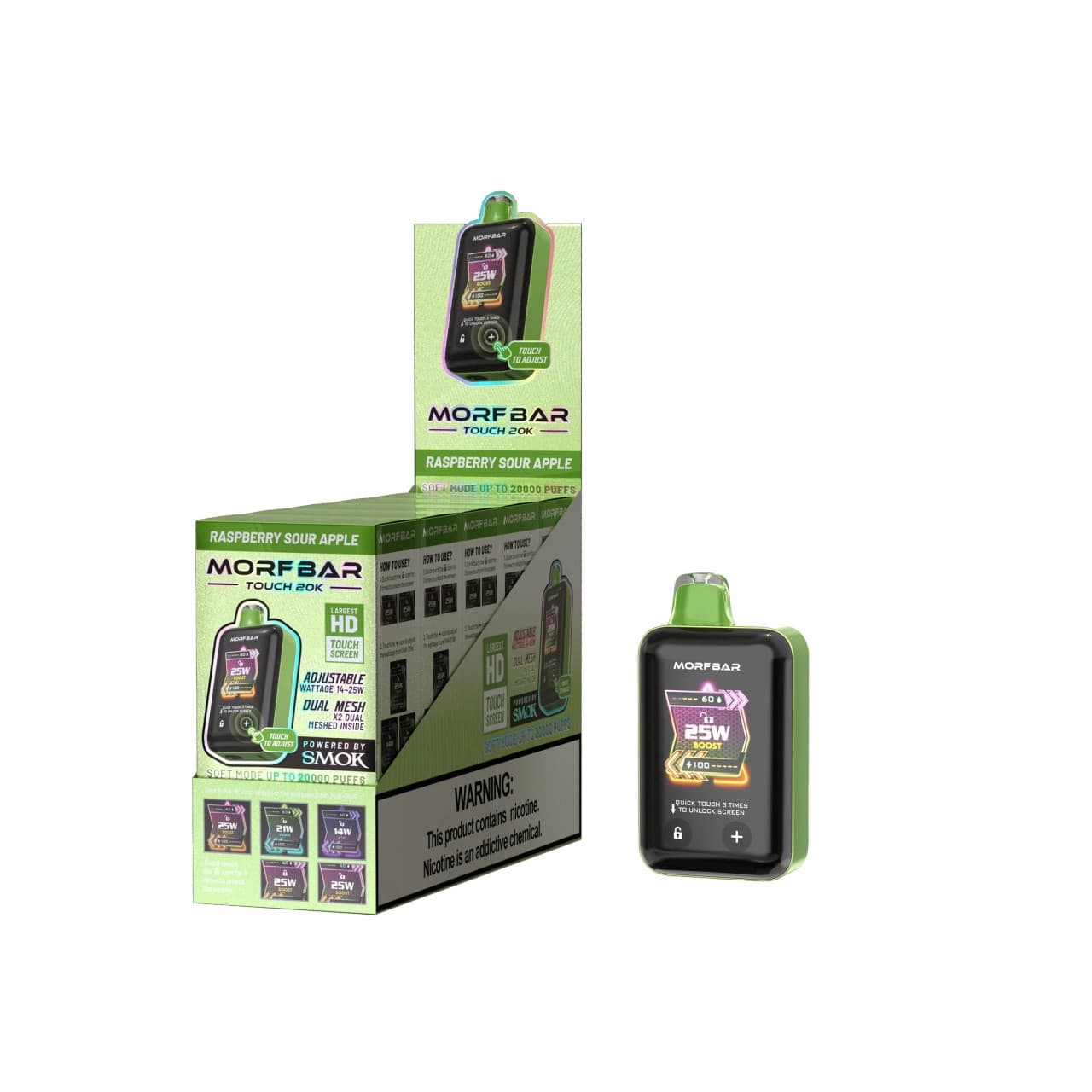 MORF Bar Touch 20K Disposable 18ml / Straw Nana Dragon